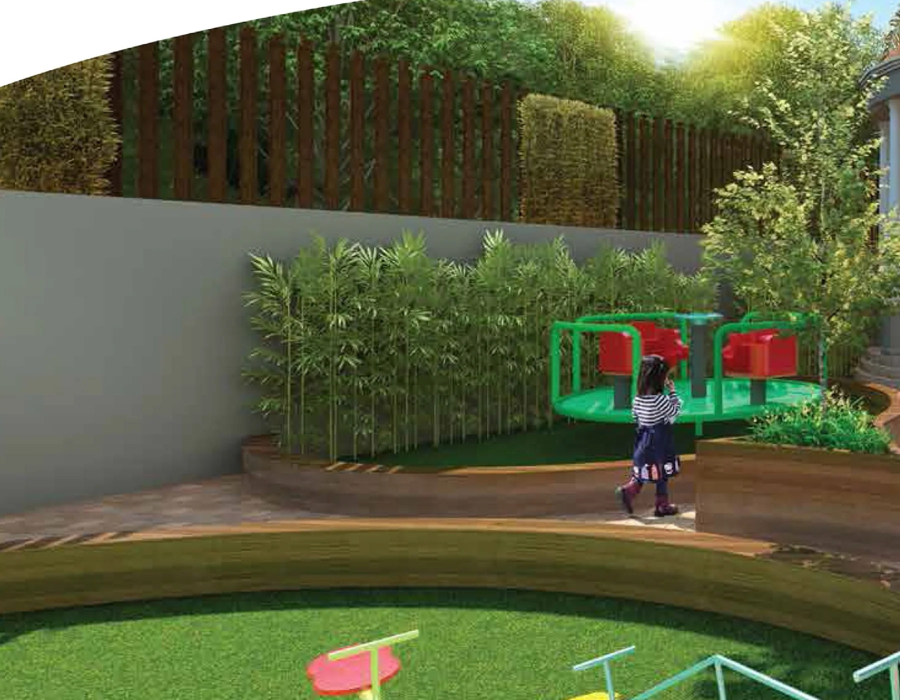 Casa Verde children's rooftop play garden