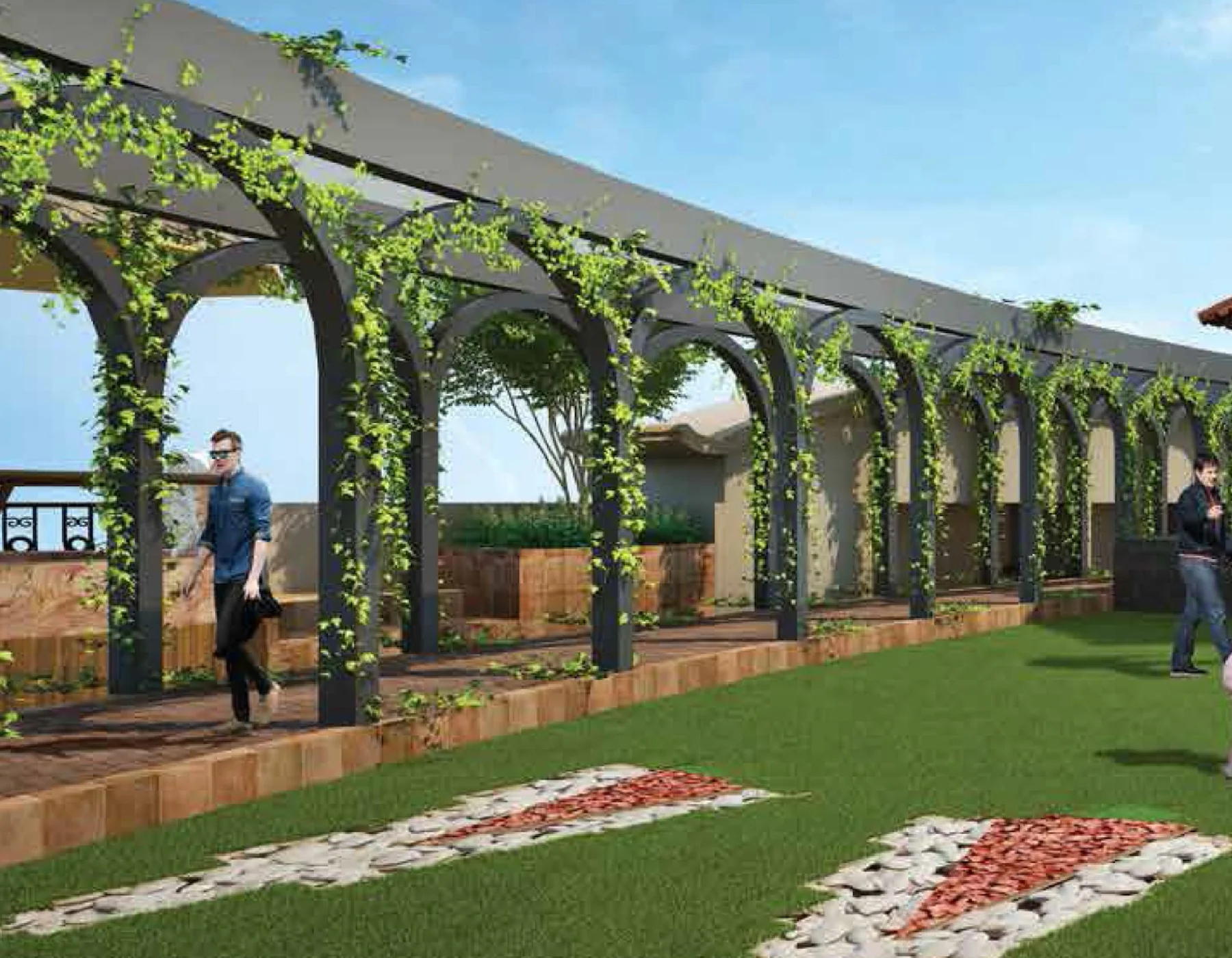 Pergola walk