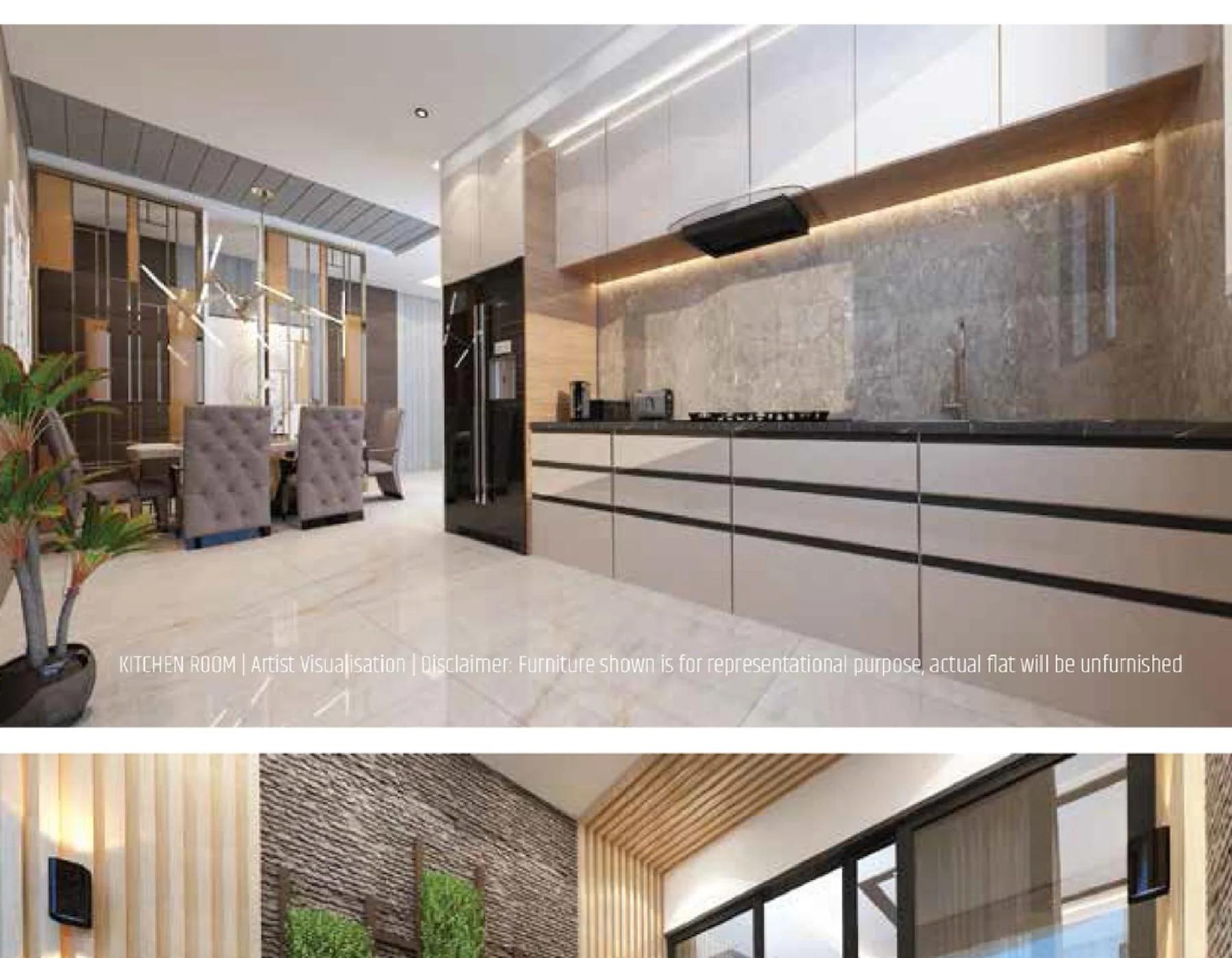 Casa Verde kitchen and dining interior