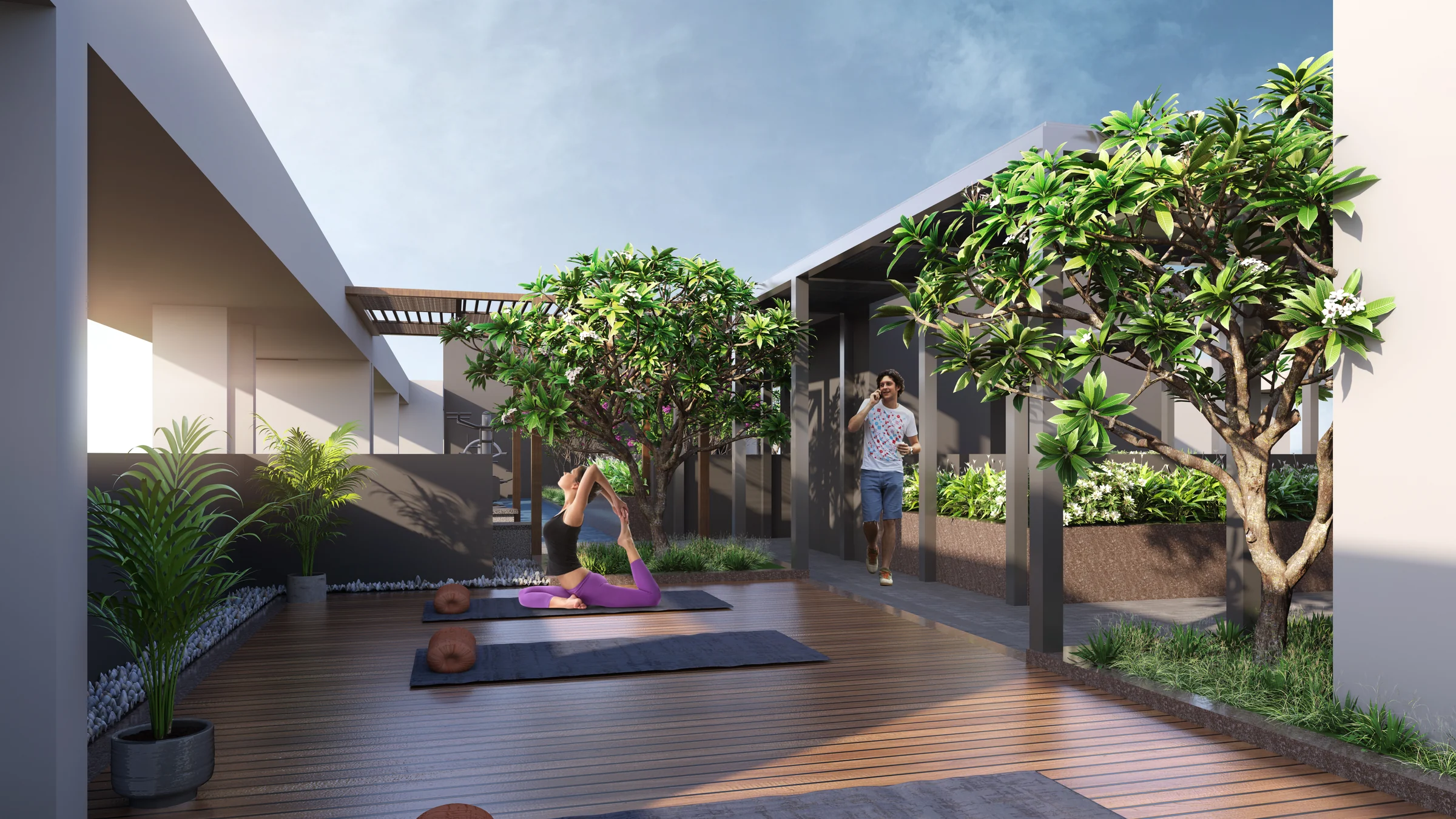 Terrace garden