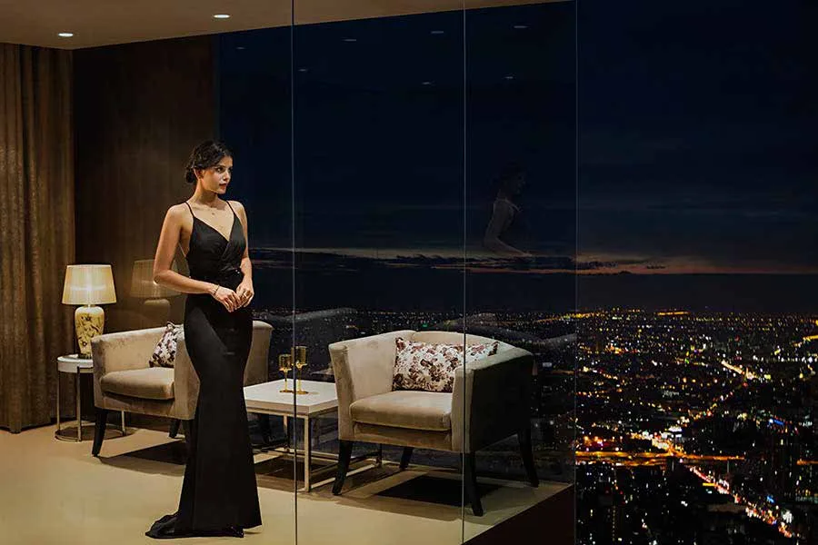 The city, after dark